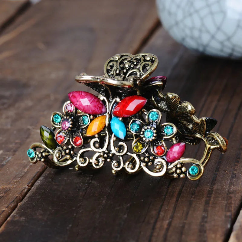 Vintage Flower Hair Clip Wedding Bridal Hair Accessories