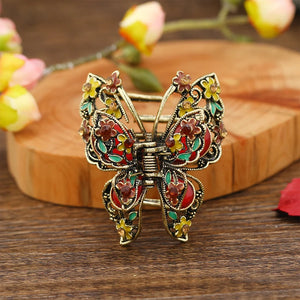 Vintage Butterfly Hair Claw Crab Women Hair Clip Accessories