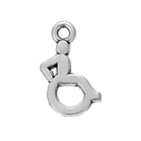 Medical Wheelchair Charm DIY Pendant 30pcs