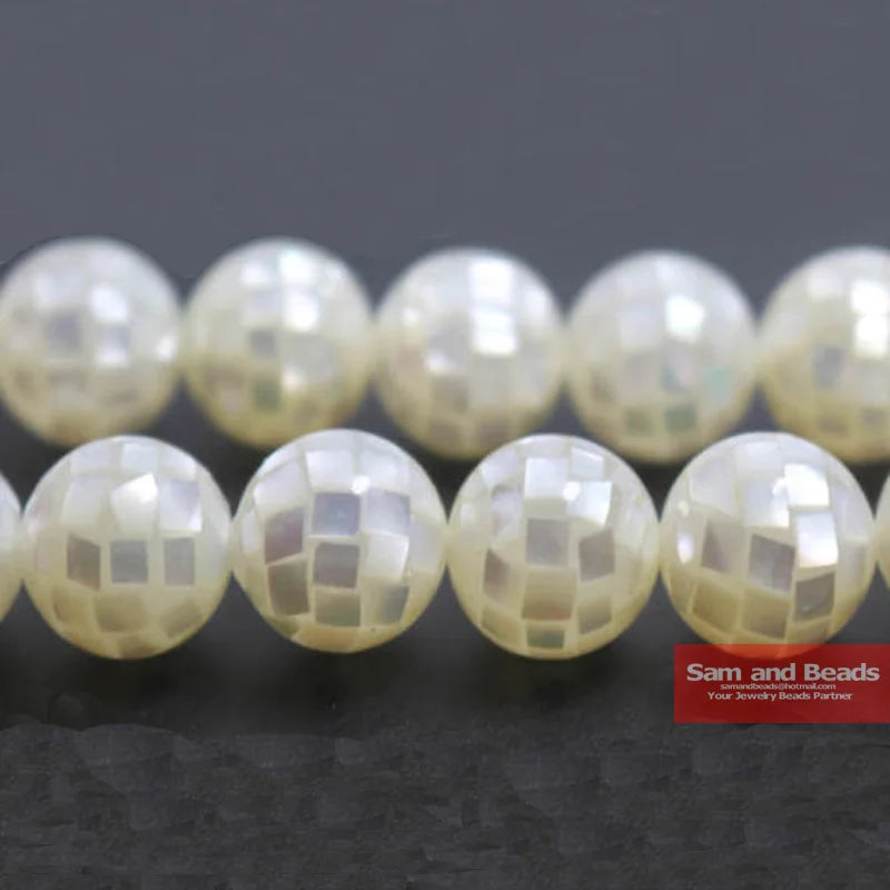 10mm Abalone Shell Beads for Jewelry Making 12pcs/lot