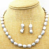 Real Baroque Cultured Pearl Necklace Set