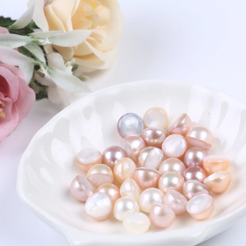 9-10mm Half Mabe Pearl Mother of Shell Loose Pearl for Jewelry Making