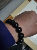 Natural Agate Stone 12mm Men's Bracelet