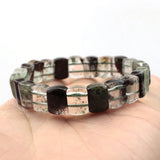 Natural Green-Phanto Stone Beads Bracelet for Women