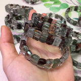 Natural Green-Phanto Stone Beads Bracelet for Women