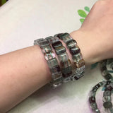 Natural Green-Phanto Stone Beads Bracelet for Women