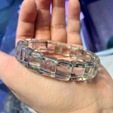 Green-Phantom Quartz Stone Bracelet Natural Gemstone DIY Jewelry