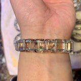 Green-Phantom Quartz Stone Bracelet Natural Gemstone DIY Jewelry