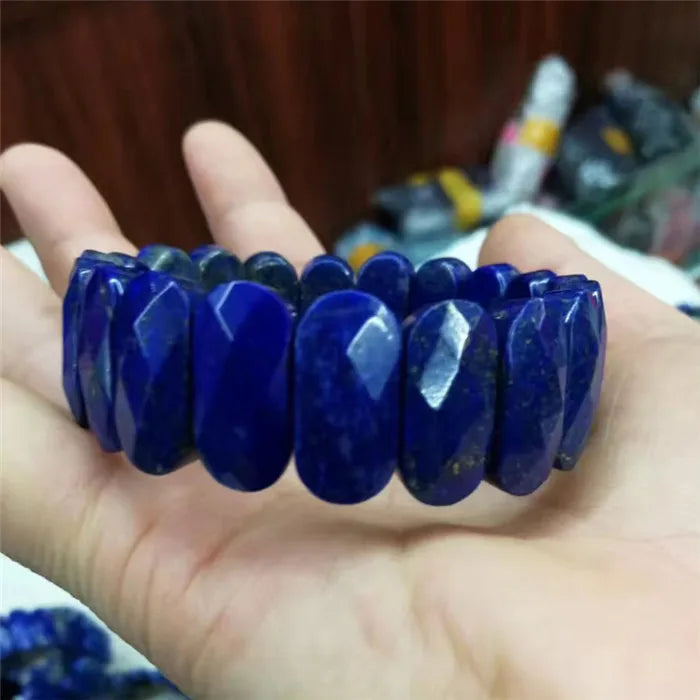 Lapis Lazuli Stone Beads Bracelet for Women