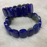 Lapis Lazuli Stone Beads Bracelet Natural Gemstone Jewelry Bangle