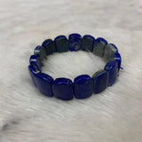 Lapis Lazuli Stone Beads Bracelet Natural Gemstone Jewelry Bangle