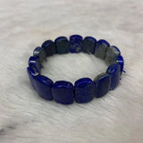 Lapis Lazuli Stone Beads Bracelet Jewelry Bangle for Women Men