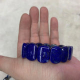 Lapis Lazuli Stone Beads Bracelet Jewelry Bangle for Women Men