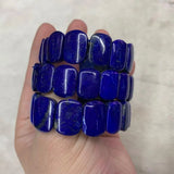 Lapis Lazuli Stone Bracelet Gemstone Bangle DIY Jewelry for Women