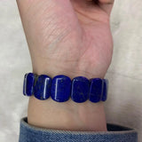Lapis Lazuli Stone Bracelet Gemstone Bangle DIY Jewelry for Women