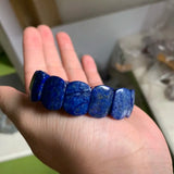 Lapis Lazuli Stone Bracelet Gemstone Bangle DIY Jewelry for Women