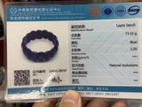 Natural Lapis Lazuli Stone Bracelet - Gemstone Bangle for Men & Women