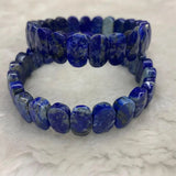 Lapis Lazuli Stone Bracelet Natural Gemstone Jewelry Bangle
