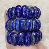Natural Lapis Lazuli Stone Bracelet - Gemstone Bangle for Men & Women