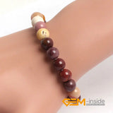 Natural Mookaite Jasper Stone Beads Bracelet for Women Gift