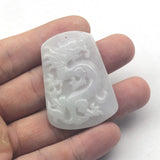 Natural Myanmar Jades Pendant Dragon Carved for Woman
