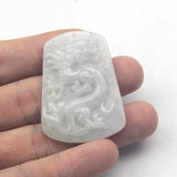Natural Myanmar Jades Pendant Dragon Carved for Woman