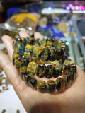 Pietersite Stone Beads Bracelet Natural Gem Stone DIY Jewelry