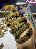 Pietersite Stone Beads Bracelet Natural Gem Stone DIY Jewelry