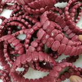 Rhodonite Stone Beads Bracelet, Women's Jewelry