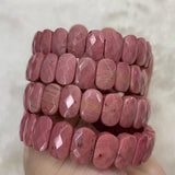 Natural Rhodonite Stone Beads Bracelet Woman DIY Jewelry