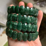 African Jades Stone Beads Bracelet Natural Gem Stone Bracelet