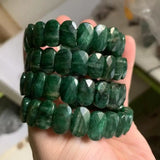 African Jades Stone Beads Bracelet Natural Gem Stone Bracelet