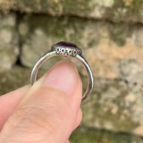 Natural Amethyst Ring for Women - Jewelry Gift