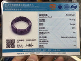 Amethyst Stone Beads Bangle Gemstone Bracelet for DIY Jewelry