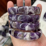 Natural Amethyst Gemstone Bangle for Women