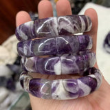 Natural Amethyst Gemstone Bangle for Women