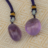 Natural Amethyst Stone Pendant for DIY Jewelry