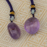 Natural Amethyst Stone Pendant for DIY Jewelry