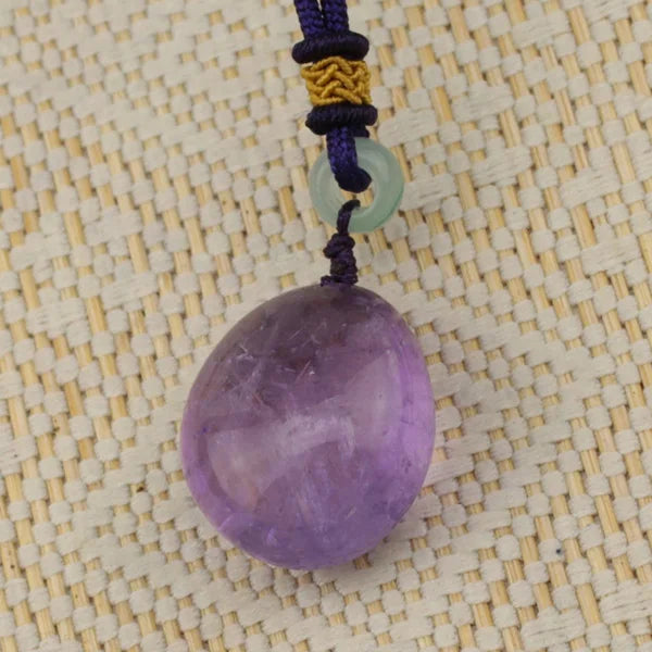 Natural Amethyst Stone Pendant for DIY Jewelry