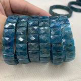 Natural Apatite Stone Bracelet - Charming Gemstone Bangle for Women