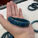 Natural Apatite Stone Bracelet - Charming Gemstone Bangle for Women