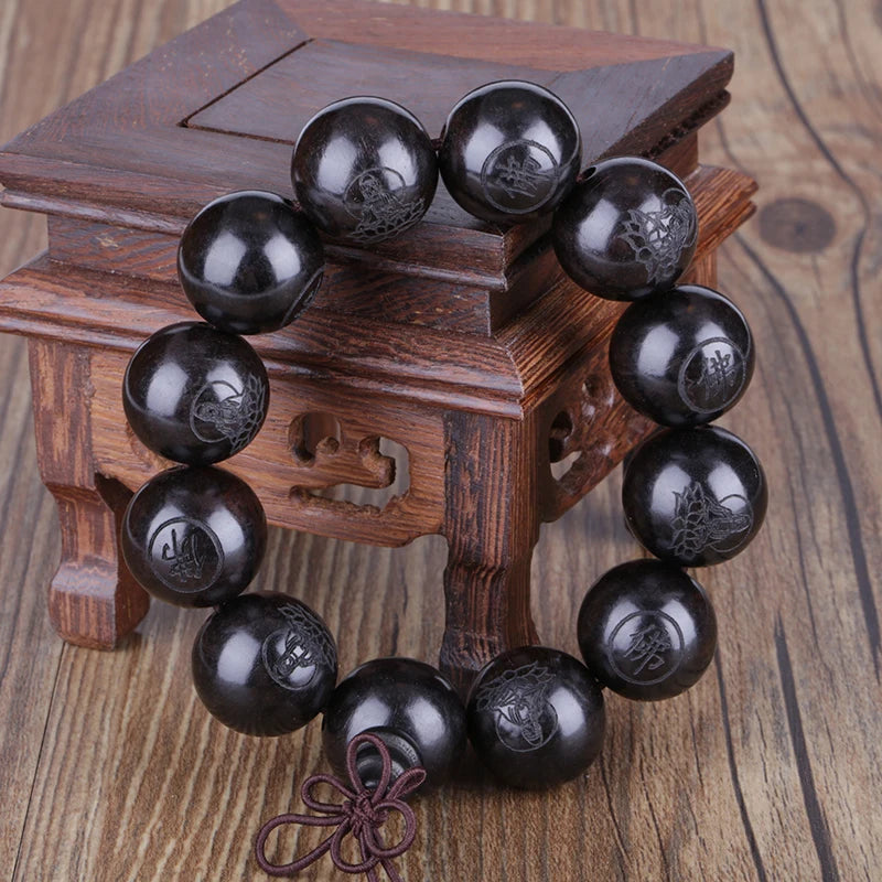 Sandalwood GuanYin Buddhism Bracelet Prayer Beads