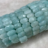 Natural Amazonite Stone Bracelet Gemstone Bangle for Woman