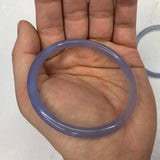 Natural Chalcedony Stone Bangle Gemstone Jewelry for Women