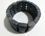 Natural Coral Gem Stone Bracelet 35mm Width - 1 Pack