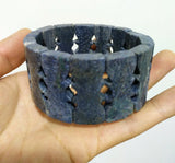 Natural Coral Gem Stone Bracelet 35mm Width - 1 Pack