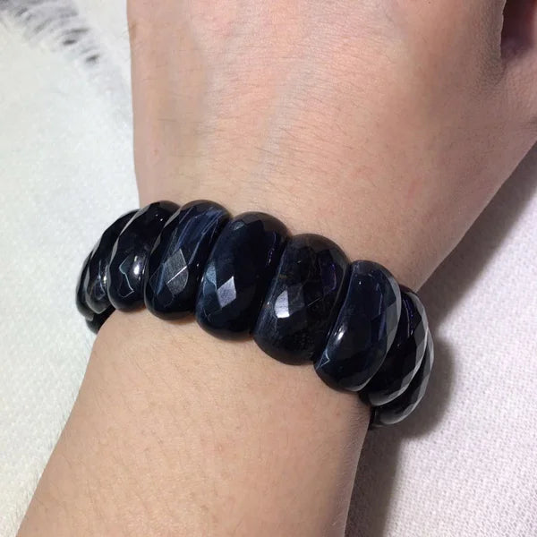 Tiger Eye Gemstone Beads Bracelet - DIY Jewelry Bangle