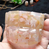 Natural Cherry Agates Stone Beads Bracelet for Women