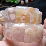 Natural Cherry Agates Stone Beads Bracelet for Women