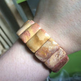 Chrysanthemum Stone Beads Bracelet Natural Gemstone DIY Jewelry